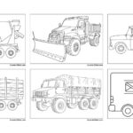 LKW Ausmalbilder